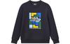 Men's FILA Sweatshirts Men's Legend Blue Crew Neck Moderate Regular