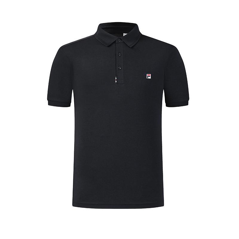 Fila Tennis Fashion Classic Simple Versatile Comfortable Moisture-Wicking Quick-Dry Sports Tennis Short Sleeve Polo Shirt Men Tops A11M623133FNV