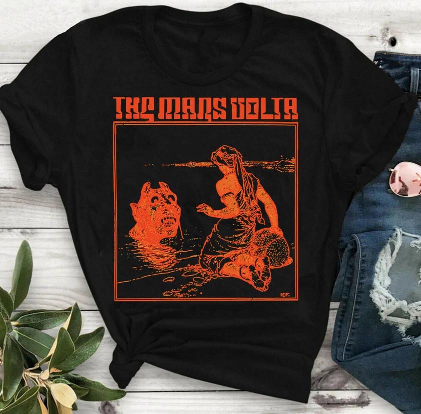 Винтажная футболка мужская группы The Mars Volta XL
