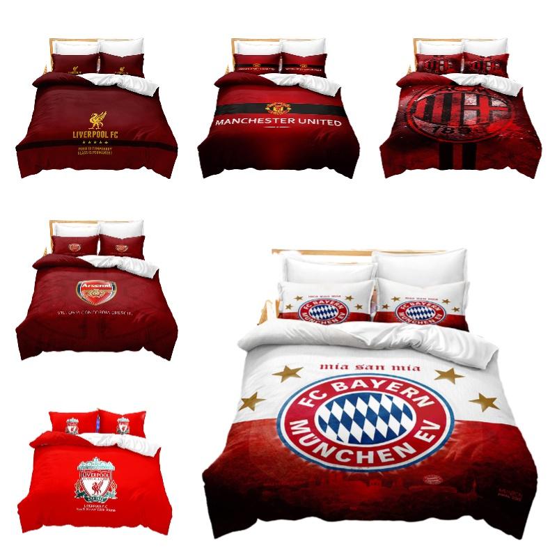 Luxury 3d Digital Print Bedding Set For Football Fans Wholesale Bedding Set For Football Enthusiasts