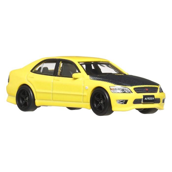 Hot Wheels Boulevard '98 Toyota Altezza Vehicle Toy Car 1/64 Scale, Yellow, JBL23