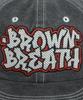 BROWNBREATH Washing Graffiti Logo Cap - Charcoal