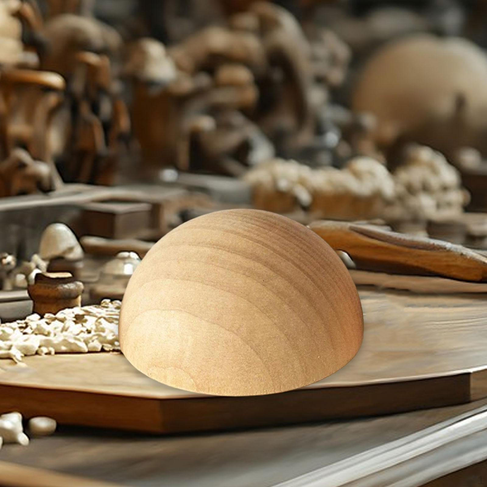 

Сделай сам Деревянный шар-полусфера для лестничных перил и декоративных проектов 12cm