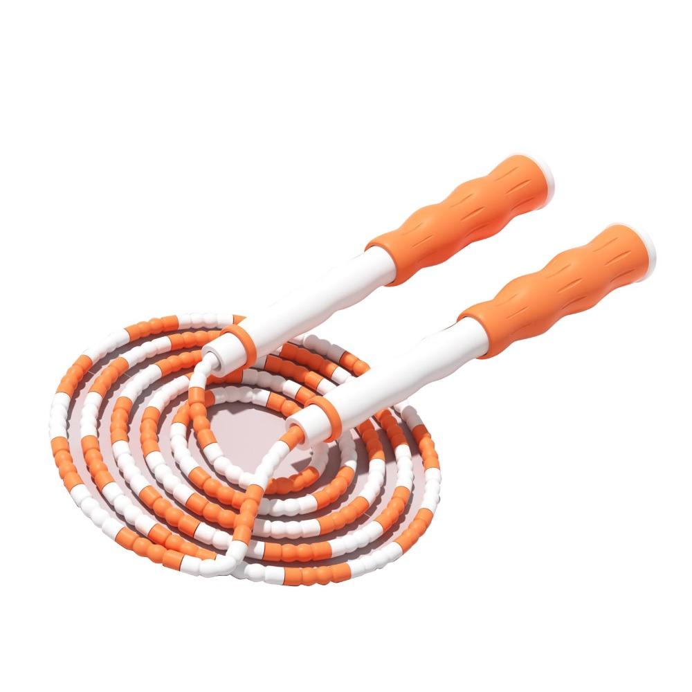 PP Plastic Adjustable Jump Rope Classic Beaded Beaded Jump Rope Segmented Jumping Rope Training