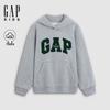 Boys' Logo Towel Embroidery Fleece Hooded Sweatshirt