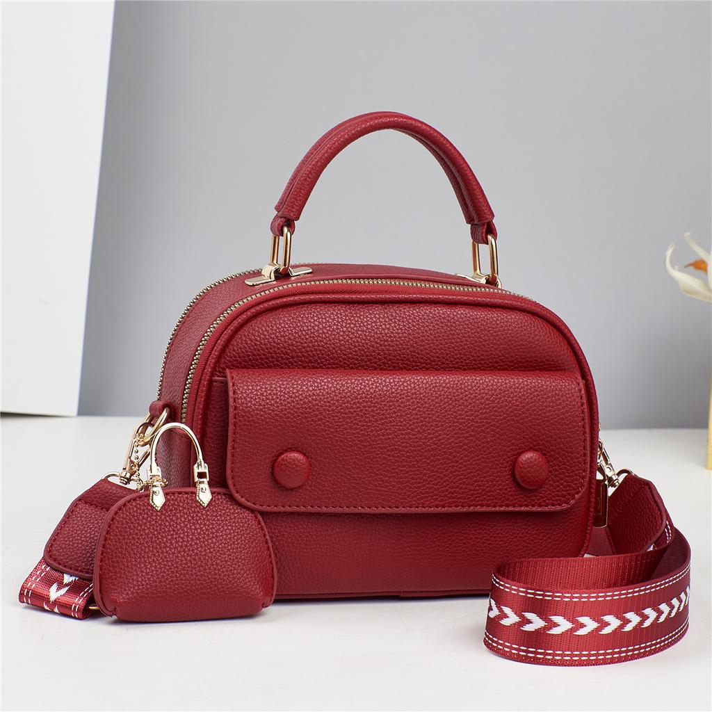 Premium Pendant Small Size Bag Versatile Korean-style Crossbody Bag Women's Handbag Fashionable and Fashion Single-shoulder Bag