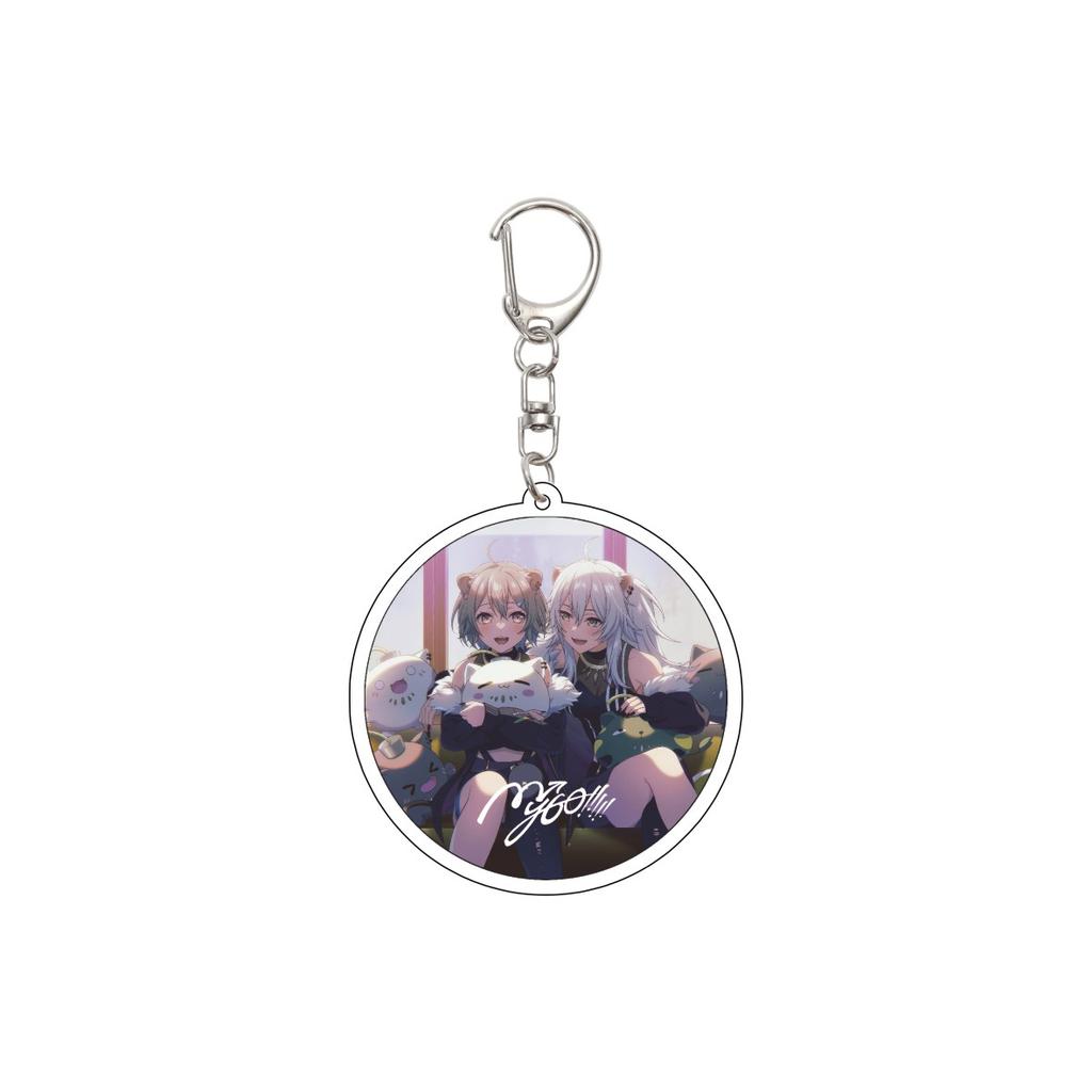 55MM Anime BanG Dream It's MyGO Keychain Takamatsu Tomori/Anon Chihaya/Rāna Kaname Key Chain Acrylic Model Plate Christmas Gifts