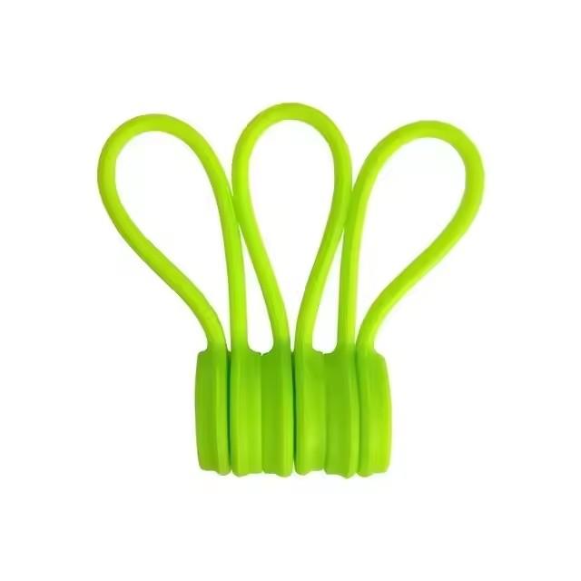 Reusable Magnetic Cable Ties, Cord Organizer, Silicone Magnetic Cord Ties for Bundling Stuff, Book Marker Fridge Magnets