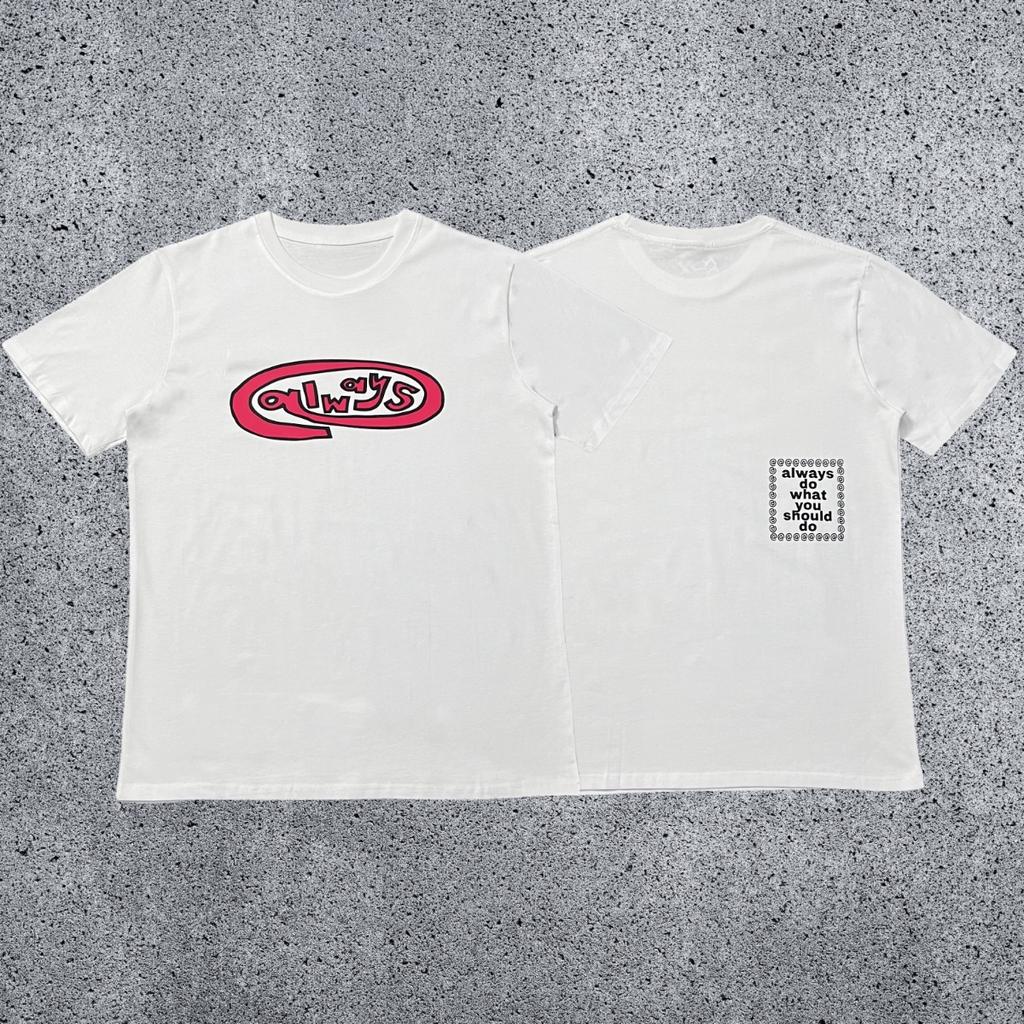 Pop Ad Shortsleeved Wysd Talk Sun Roll Fun Printed American High Street Skateboard Cotton Roundneck Tshirt