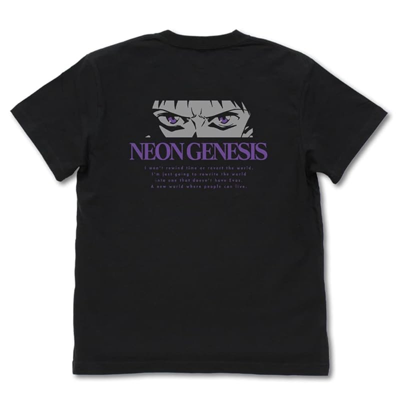 [Official] COSPA EVANGELION "Goodbye, all Evangelions." T-shirt BLACK L