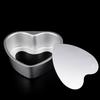 Heart Shape Cake Mould 3/6/5 inches Easy to Release Aluminum Alloy Mould for Making Pancake Cookies Use