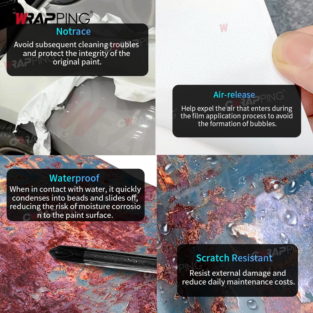 Vintage Vinyl Wrap for Car Body Films Rusty Texture Car Film Covering Scratch-resistant Tuning Auto Accessories Sticker Adhesive