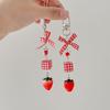 Playful Fruit Mobile Chain Portable Key Holder Stylish Backpack Embellishment Suitable for Daily Life and Travel Decors