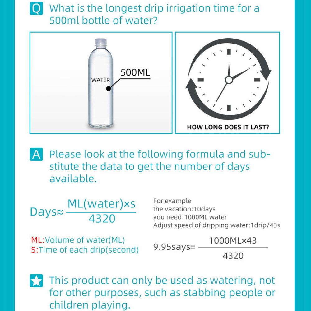 Plant Waterer Houseplant Spike Automatic Drip Spike Irrigation System Watering Device Plant Waterer