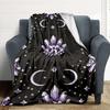 1pc Crystal Celestial Print Blanket   Lightweight Flannel Throw Blanket For Sofa, Bed, Living Room, Office, Outdoor Travel, Camping