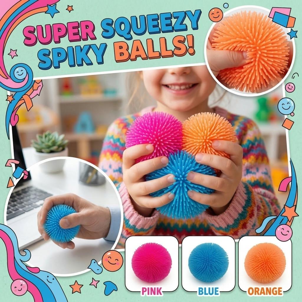 Plush Stress-relieving Balls, And Playful.