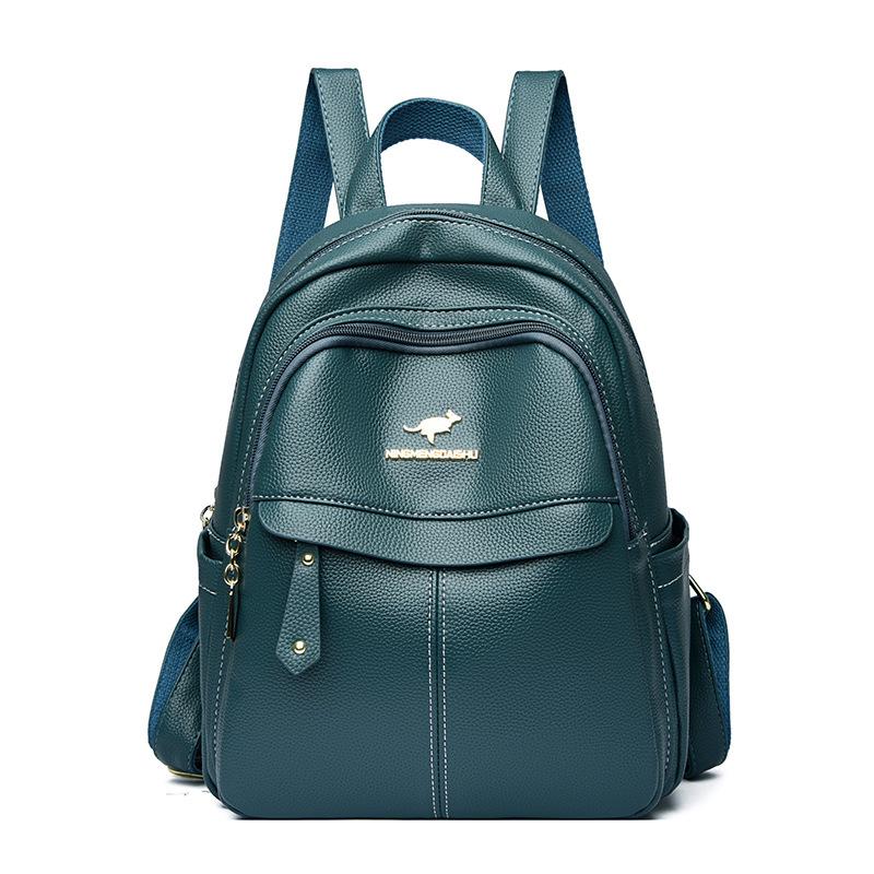 

Рюкзак. Жіночий модний дорожній шкільний портфель озеро синього кольору