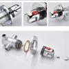 Thermostatic Mixing Valve Brass Adjustable Temperature Control Valve with Filter Net for Home Bathroom Hot Cold Water Systems