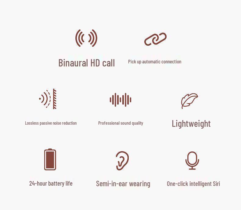 2026 Mini High-End Sound True Wireless Bluetooth Earbuds for Girls - Noise Cancelling, Sports Compatible, Ultra-Long Battery Life