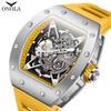 Top Brand New Automatic Mechanical Watch Men's Silicone Tape Sports Waterproof Luminous Men's Wrist Watch
