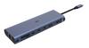 ISY IAD-1036 13-in-1 USB-C Multiport Adapter with 4x USB-A, 3x USB-C, HDMI, DisplayPort, RJ45, SD & MicroSD Card Reader