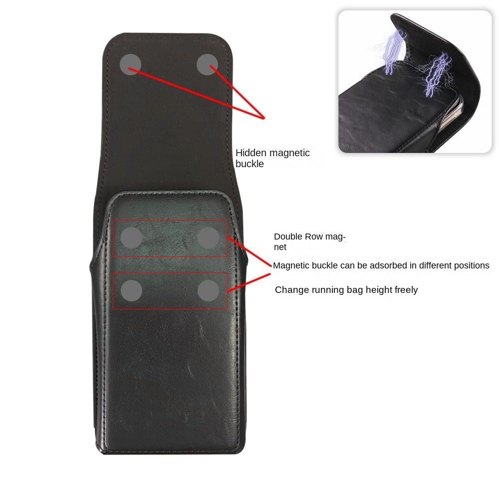 Belt Clip Sleeve Cell Phone Holder Magnetic Buckle Protective Waist Bag  Outdoor Wallet