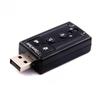 1pc New External Mini USB 2.0 Virtual 7.1Channel Audio Sound Card Adapter 3.5mm Mic Speaker Audio Headphone Jack Converter