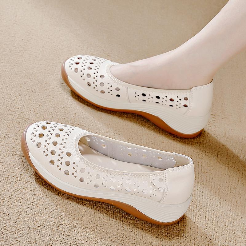 2025 Women Sandals Shoe Open Toe Dance Ladies Platform Shoes for Women Lightweight Comfortable Outdoor Walking Sandalias Mujer