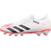 20.3 L MG (Rubber Short Studs) Shock Absorbing Non-Slip Durable Football Shoes Men Football Shoes White FW1092