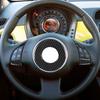 Bright Carbon Fiber Car Steering Wheel Button Frame Sticker For Fiat 500 12-15