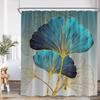 Bauernhaus Blumiger Duschvorhang Blume Pflanze Bauernhof Landhaus Badezimmer Dekoration Pflanze Rustikal Polyester Badvorhang Mit Haken