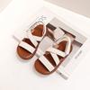 Artistic Retro Girls' Beach Sandals for Toddlers & Youth Simple Soft-Sole Princess Shoes for Babies Fashion Kids Shoes
