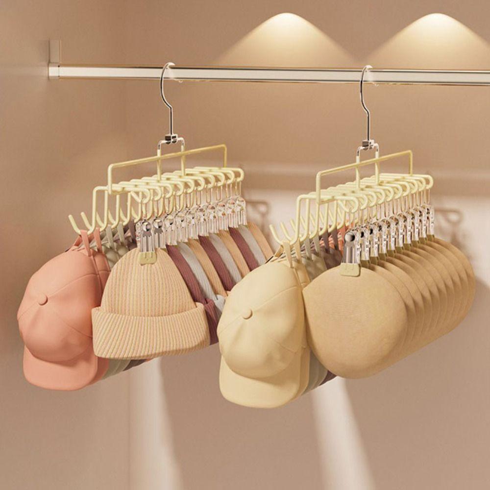 Hanging Baseball Hat Organizer Rack Portable Clothes Clip Multifunctional Towel Hanger Clip  Sock
