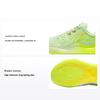 Li Ning Premium 4.0 Bequeme Atmungsaktive Leichte Rebound Low-Top Kinder Basketballschuhe Kinder Sneaker Fluoreszierend-Grün YKBU016-7