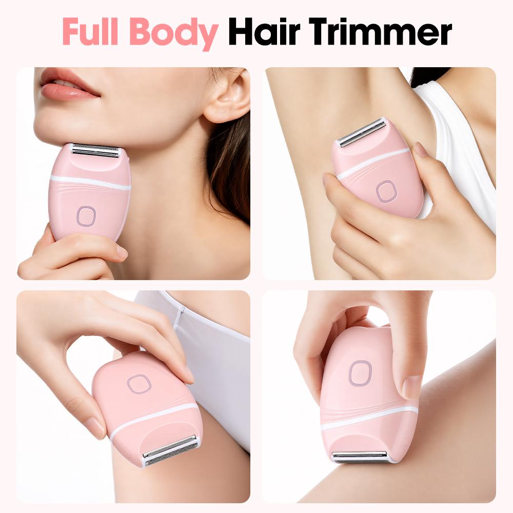 Xiaomi 3-in-1 Electric Lady Shaver, Rechargeable Body Hair Trimmer with Washable Head, Portable Women's Razor for Legs Armpit Bikini
