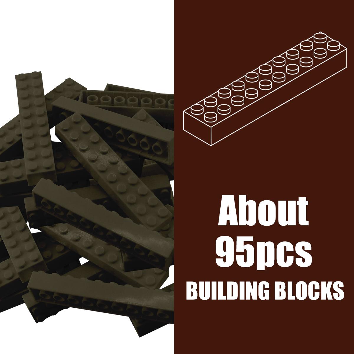 

Non-Toxic 500G 2X10 Dly Building Blocks Thick Figuresbricks Dots Educational Creative Sizecompatible With Plastic Toys Forchildren 500g 2x10 high brick