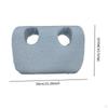 Piercing Lightweight Support Breathable Side Pillow Gray for Bedroom Salons Sleepers