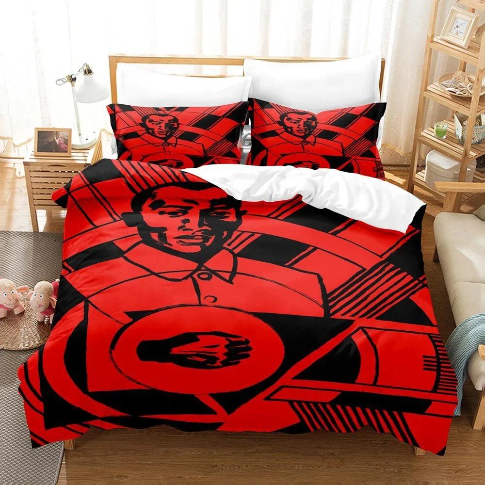 3D Druck Porträt Bettwäsche Set Bettbezug für Jungen Schlafzimmer Queen King Size Aldult Bettbezug Bettset Steppdeckenbezug Kissenbezug