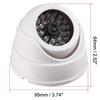 2-Pack White LED Home Surveillance Cameras - Large Size for Cross-Border Monitoring