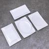 12-inch Pure White Ceramic Rectangular Dinner Plate