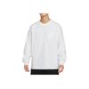 Sportswear Essentials Premium Comfortable Fashionable Casual Versatile Breathable Pocket Long Sleeve T-Shirt Men Tops White DR7930-101