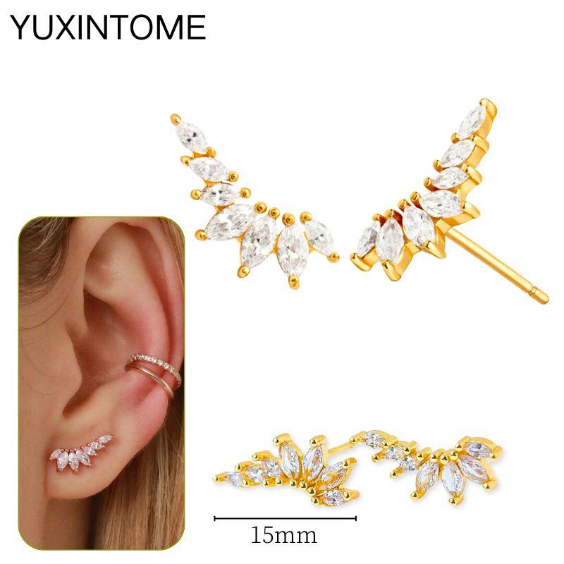 925 Silbernadel Exquisite Weiße Zirkon Steckerohrringe für Damen Geometrische Lange Kette Quaste Ohrringe Luxuriöser Schmuck