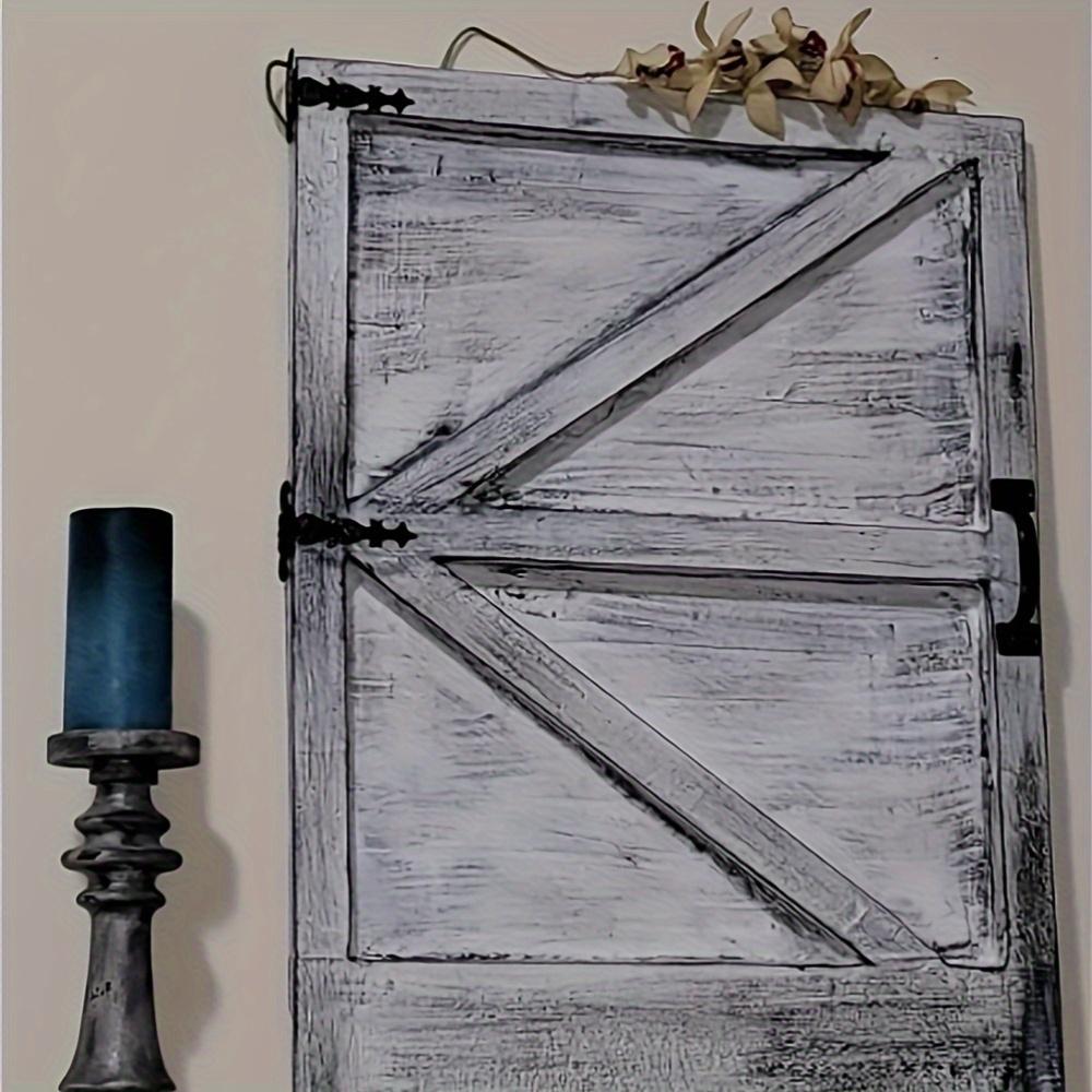 Balama T din 4/8 piese, Aliaj de zinc Bronz antic Decorativ în formă de T cu balamale Balama de ușă, Include șuruburi