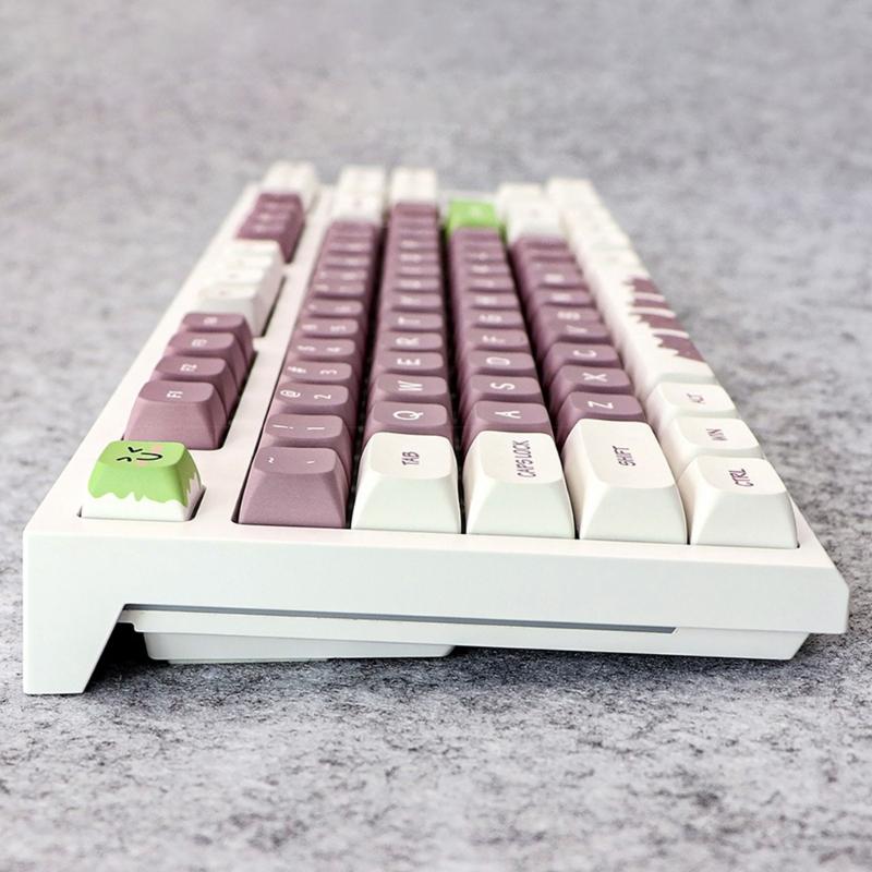Cute Cartoon Keycaps 9.5mm XDA Height 7U Space  Keycap Set PBT 5-sided Thermal Sublimation Fits Mechanical Keyboard