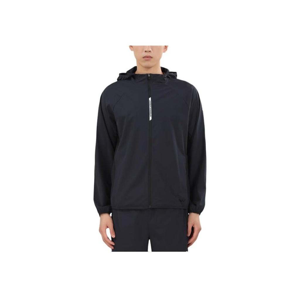 Under Armour Solid Logo Stretch Sports Woven Jacket Men Outerwear Black 22500405-001