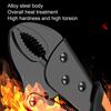 Wear Resistant Teeth Locking Pliers Anti Slip Handle Adjustable Screw Pliers  Woodworking