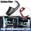 Carbon Fiber Style Gear Shift Knob Cover Trim For BMW F10 F30 X3 X4 1-7 Series