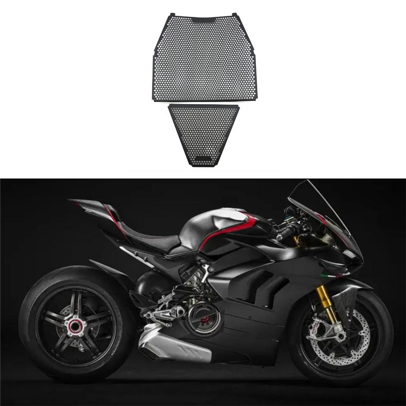 Motorcycle Radiator Grill Guard Grille Cover Protection Mesh Net For Ducati Panigle V4 2018-2020 Refit Accessories