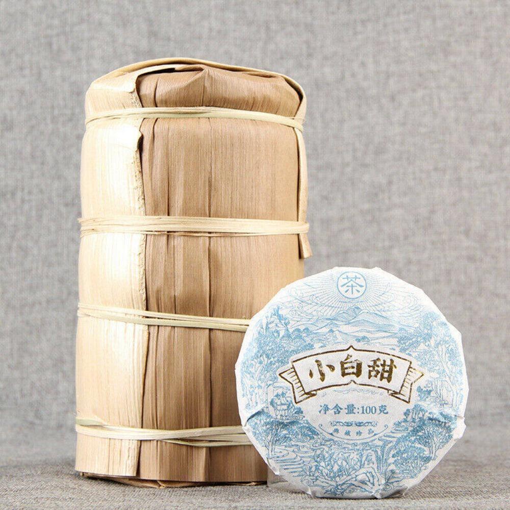 100g Natürlicher Weißer Tee Kuchen Alte Baum Xiao Bai Tian Hochgebirgs Kräutertee für Männer Frauen
