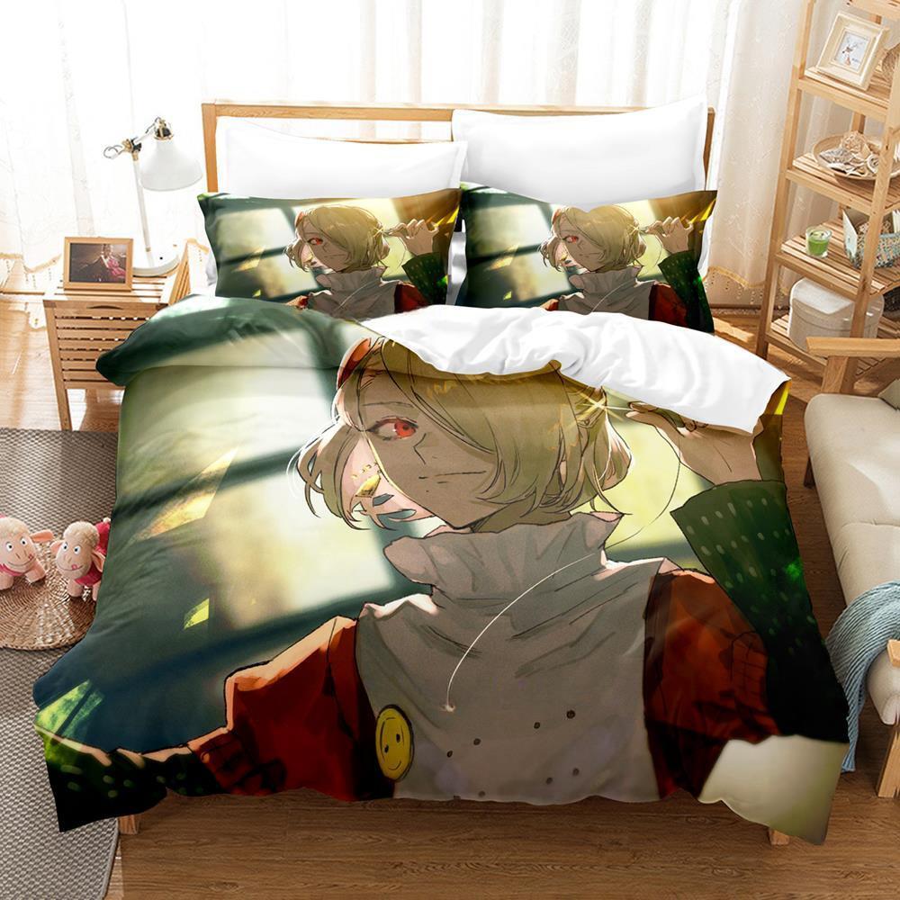 Game Jack Jeanne Bedding Set Single Twin Full Queen King Size Bed Set Adult Kid Bedroom Duvet cover Sets Anime Bed Sheet Set